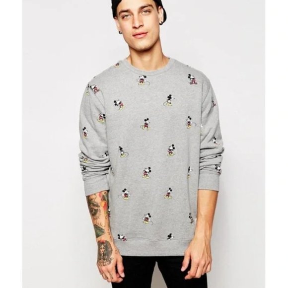 Vans Other - Vans Disney Mickey Mouse Crew Neck Sweater